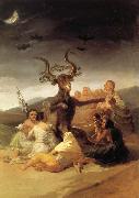 Francisco Goya Witches Sabbath oil painting